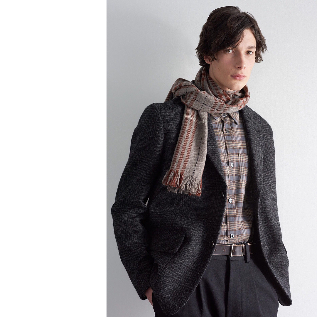 Anton J (@antonjaeger) for Margaret Howell AW18. Photography by Martin Zaehringer, hair by Shiori Takahashi and make-up by Elizabeth Hsieh.