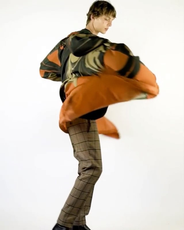 Leon D (@leondame) for Dries Van Noten's Raincoats Project 2018.@driesvannoten @janvh