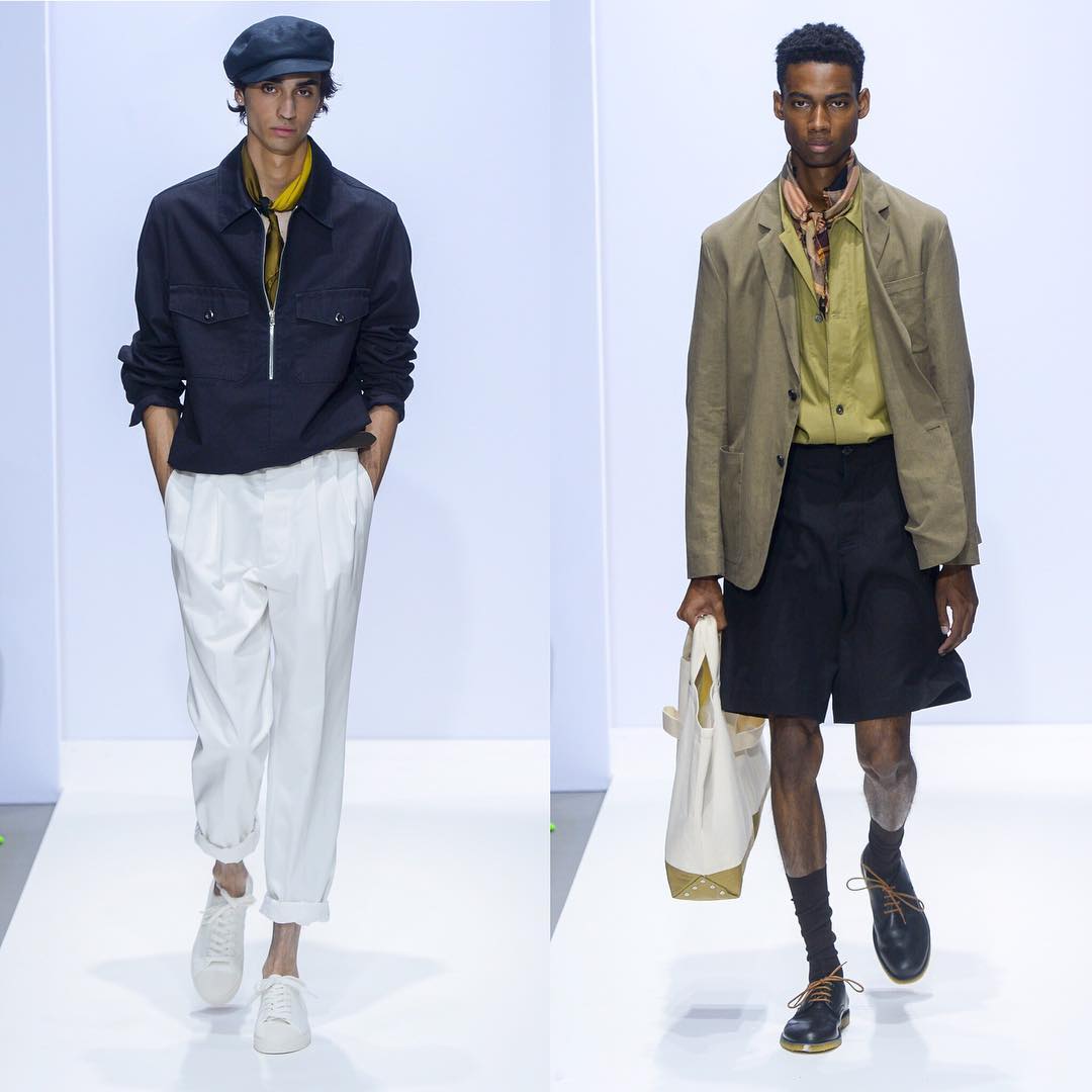 Aramish (@aramishmangi) and Keiron (@kcaynes) for Margaret Howell SS19. Styling by Beat Bolliger, hair by Anthony Turner, make-up by Miranda Joyce and casting by Liz Goldson.