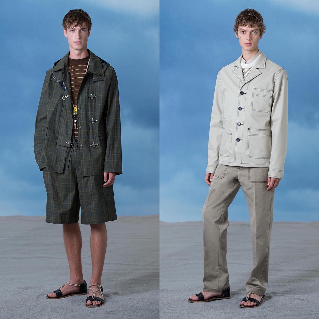 Egon (@egonvanpraet_) and Leon D (@leondame) for Fay SS19. Styling by Hannes Hetta, hair by Mari Ohashi, make-up by Benjamin Puckey and casting by Rene de Bathory.