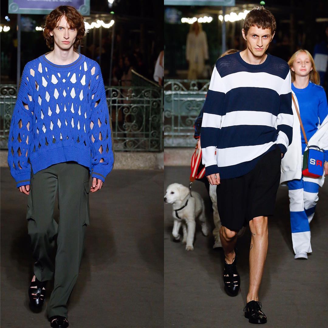 Benno (@bennobulang) and Henry (@henrykitcher) for Sonia Rykiel SS19. Styling by Francesca Burns, hair by Paul Hanlon, make-up by Diane Kendal and casting by Barbara Nicoli and Leila Ananna.
