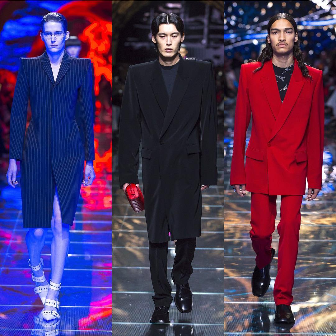 Eliza (opened), Joohyung (@joooooohyung) and Come (@comelart) for Balenciaga SS19. Hair by Gary Gill and Holli Smith and make-up by Inge Grognard. Many thanks to @demnagvasalia, @mrt4000 and @tiffngn!