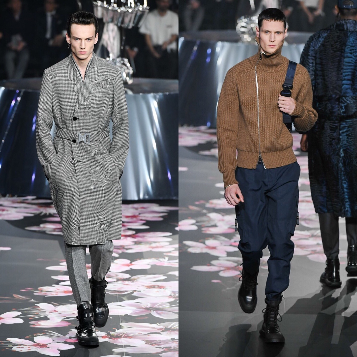 Jakob Z (@objakob) and Andrew W (@andrew_westermann) for Dior Homme Pre-Fall 2019. Styling by Melanie Ward, hair by Guido Palau, make up by Peter Philips and casting by Shelley Durkan. Thank you @mrkimjones!