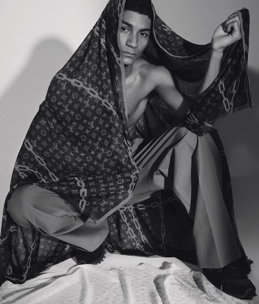 Ziggy (@ziggytorres) for Another Man. Photography by Ilya Lipkin, styling by Ellie Grace Cumming, grooming by Christian Fritzenwanker and casting by Affa Osman.
