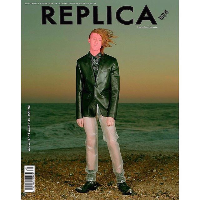 Jens fronts the second cover of Replica Man Magazine. 