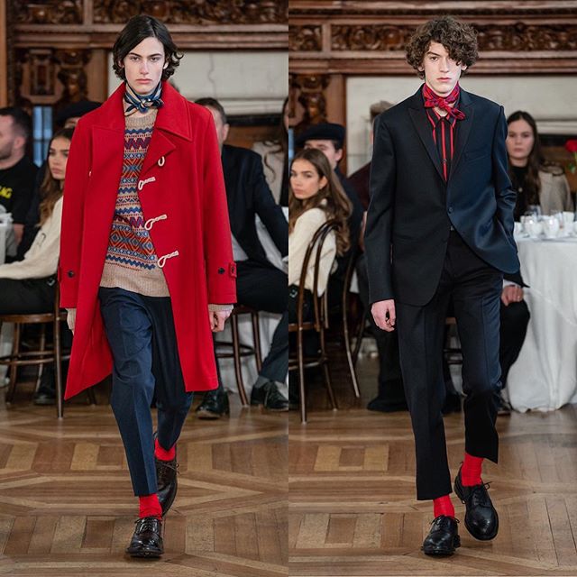 Benjamin M (@bennirollbrettfahrer) and Alexander (@alexbrdy) for Kent & Curwen AW19. Styling by Alister Mackie, hair by Matt Mulhall and casting by Jess Hallett.