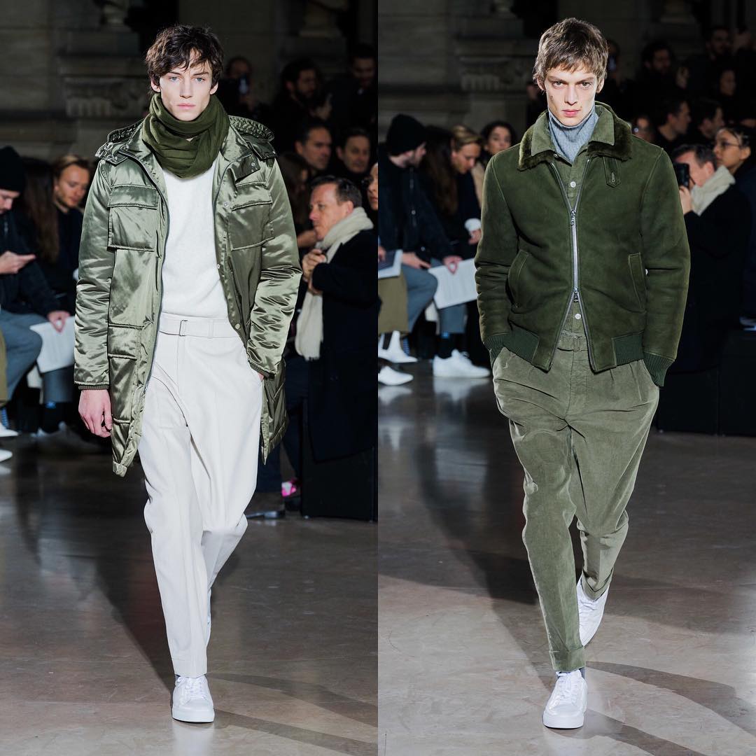 Jakob Z (@objakob) and Leon D (@leondame) for Officine Générale AW19. Styling by Benoit Bethume, hair by Ed Moelands, makeup by Nina Haverkamp and casting by Paul Louisor.