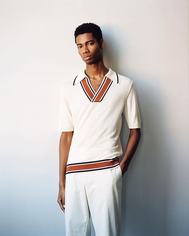 Keiron (@kcaynes) for Fred Perry Reissues 2019. Photography by Lola & Pani, grooming by Michael Gray and casting by Cicek Brown.