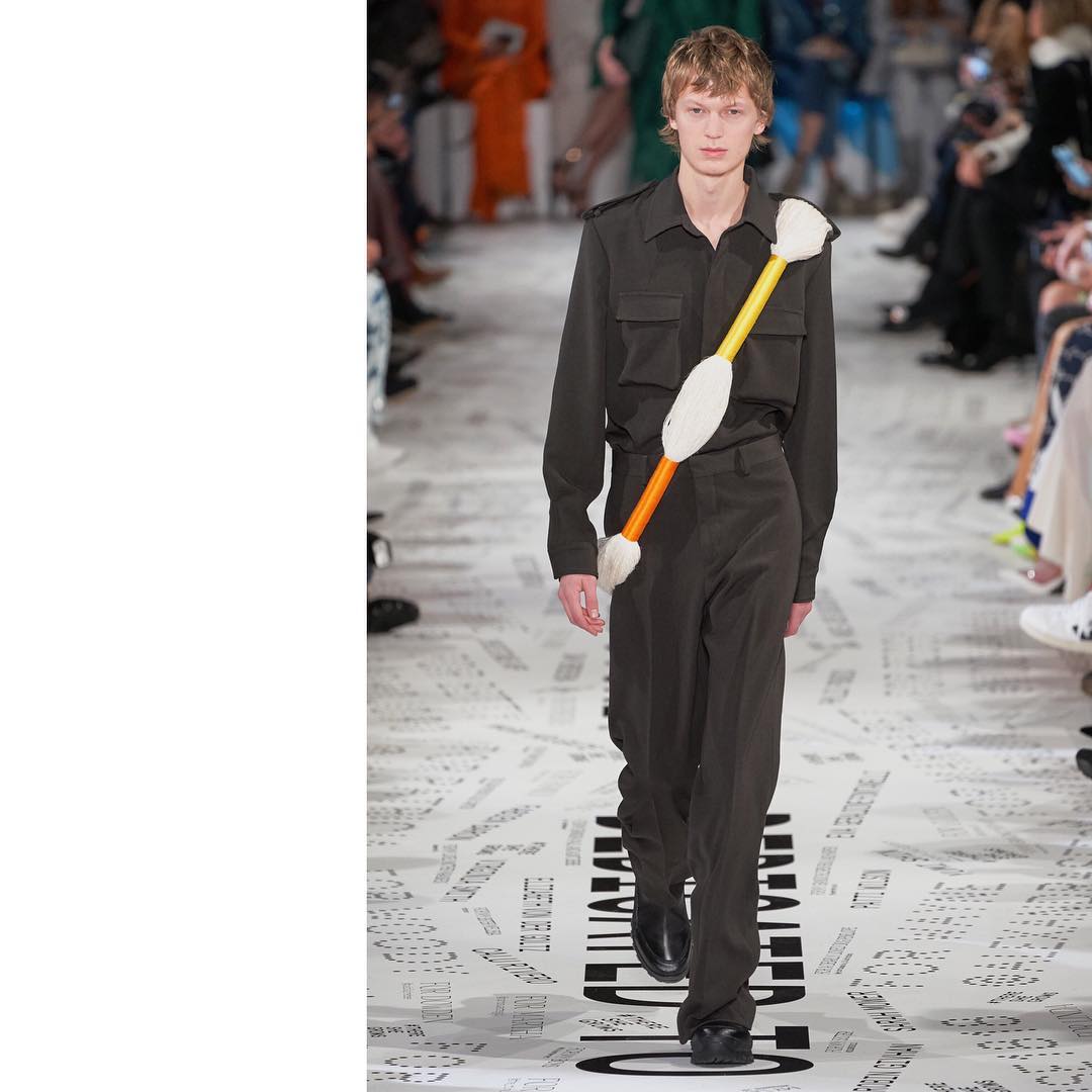 Jonas G (@jonasgloeer) for Stella McCartney AW19. Styling by Jane How, hair by Eugene Souleiman, makeup by Pat McGrath and casting by Ashley Brokaw.