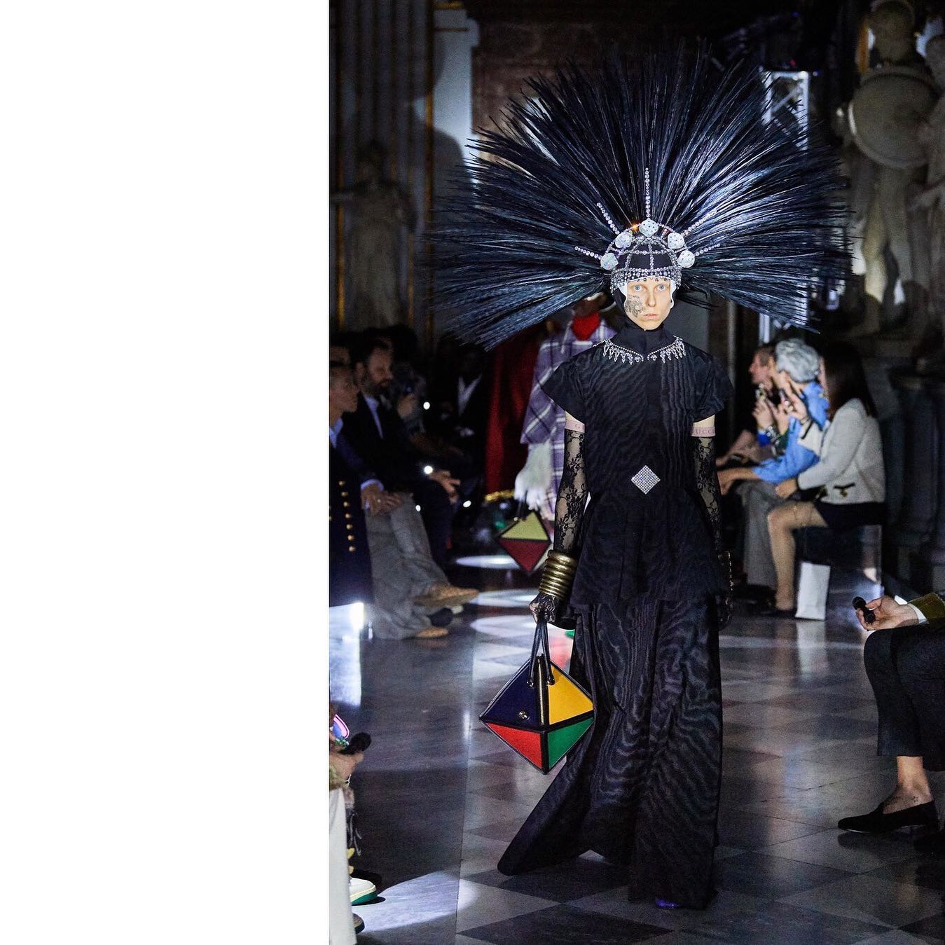 Amanda (@amanda_ljunggren) opening Gucci Cruise 2020. Hair by Paul Hanlon, makeup by Thomas de Kluyver and casting by Marianna Rizzi.