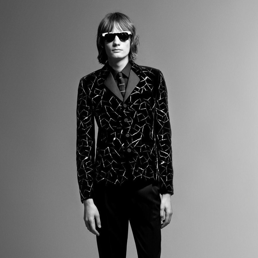 Maximilian B for Saint Laurent Pre-Fall 2019. Photography by Rory van Millingen, styling by Alastair McKimm, hair by Pawel Solis, makeup by Satoko Watanabe and casting by Samuel Ellis Scheinman.
