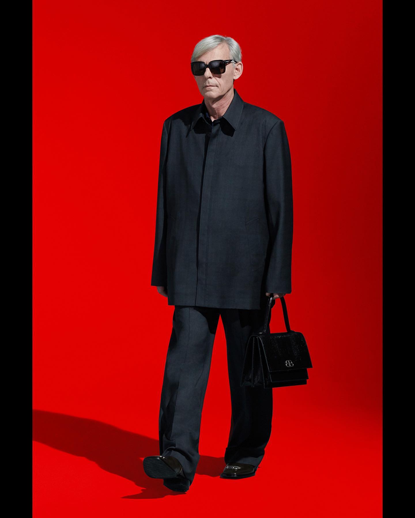 Erwin (@werdererwin) for Balenciaga Pre-Fall 2019. Photography by Jean-Pierre Attal, styling by Lotta Volkova, hair by Holli Smith and makeup by Inge Grognard.