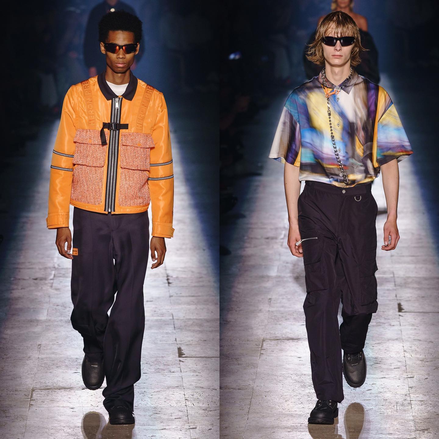 Keiron (@kcaynes) and Florian W (@flo.w_photography) for Heron Preston SS20. Styling by Tom Guinness and casting by Liz Goldson.