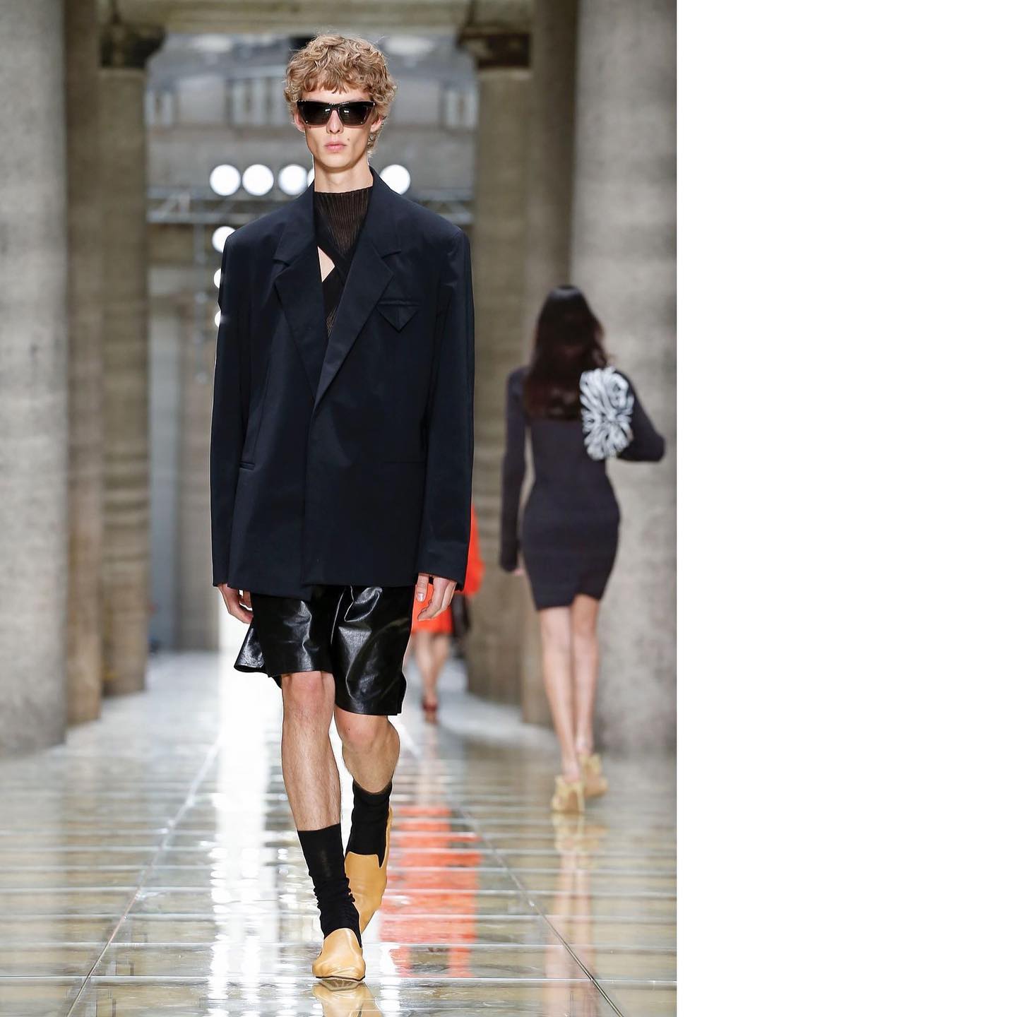 Leon D (@leondame) for Bottega Veneta SS20. Styling by Marie Chaix, hair by Gary Gill, makeup by Lauren Parsons and casting by Calvin Wilson and Anita Bitton.