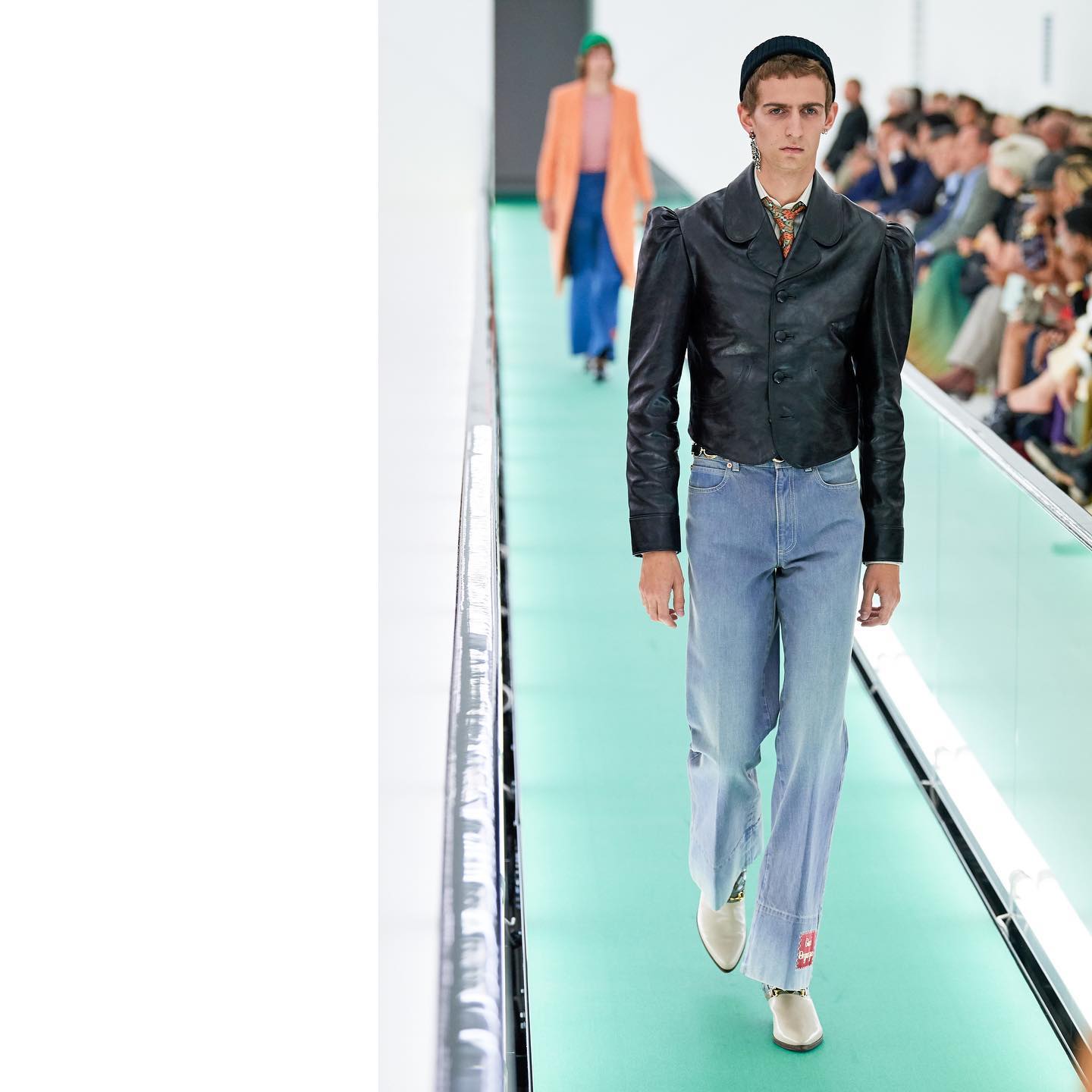 Tom A (@tomattonmoore) for Gucci SS20. Hair by Paul Hanlon, makeup by Thomas de Kluyver and casting by Marianna Rizzi.