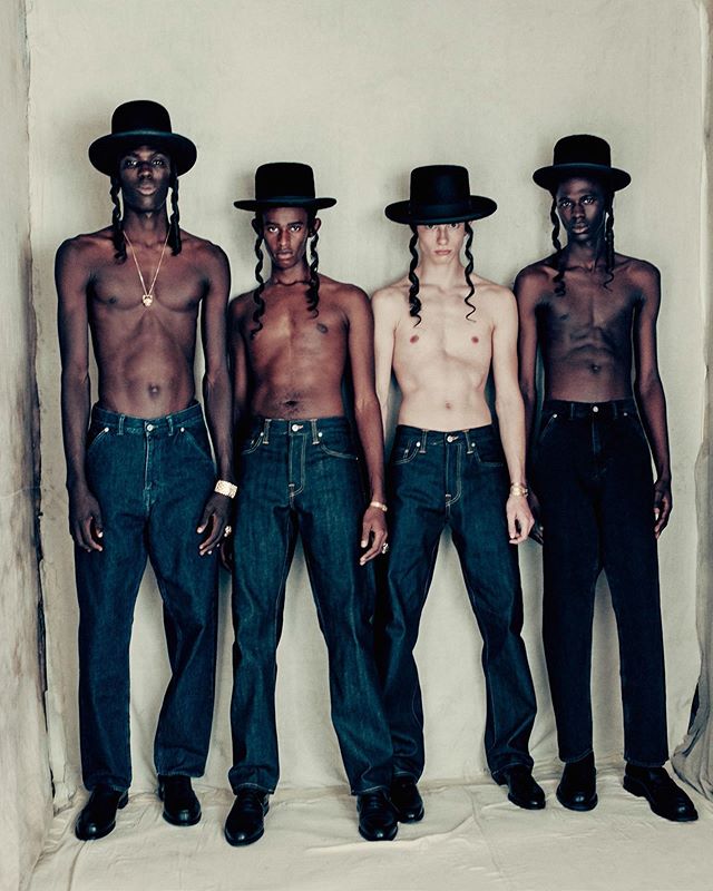 Amadou (@ama_wane) for System Magazine. Photography by Paolo Roversi, styling by Ib Kamara, hair by Yannick D'Is, makeup by Thom Walker and casting by Mischa Notcutt.