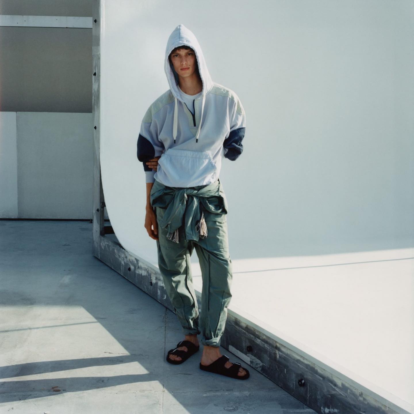 Leon D (@leondame) for Isabel Marant AW19. Photography by Marton Perlaki, styling by Danielle van Camp and grooming by Yann Turchi.