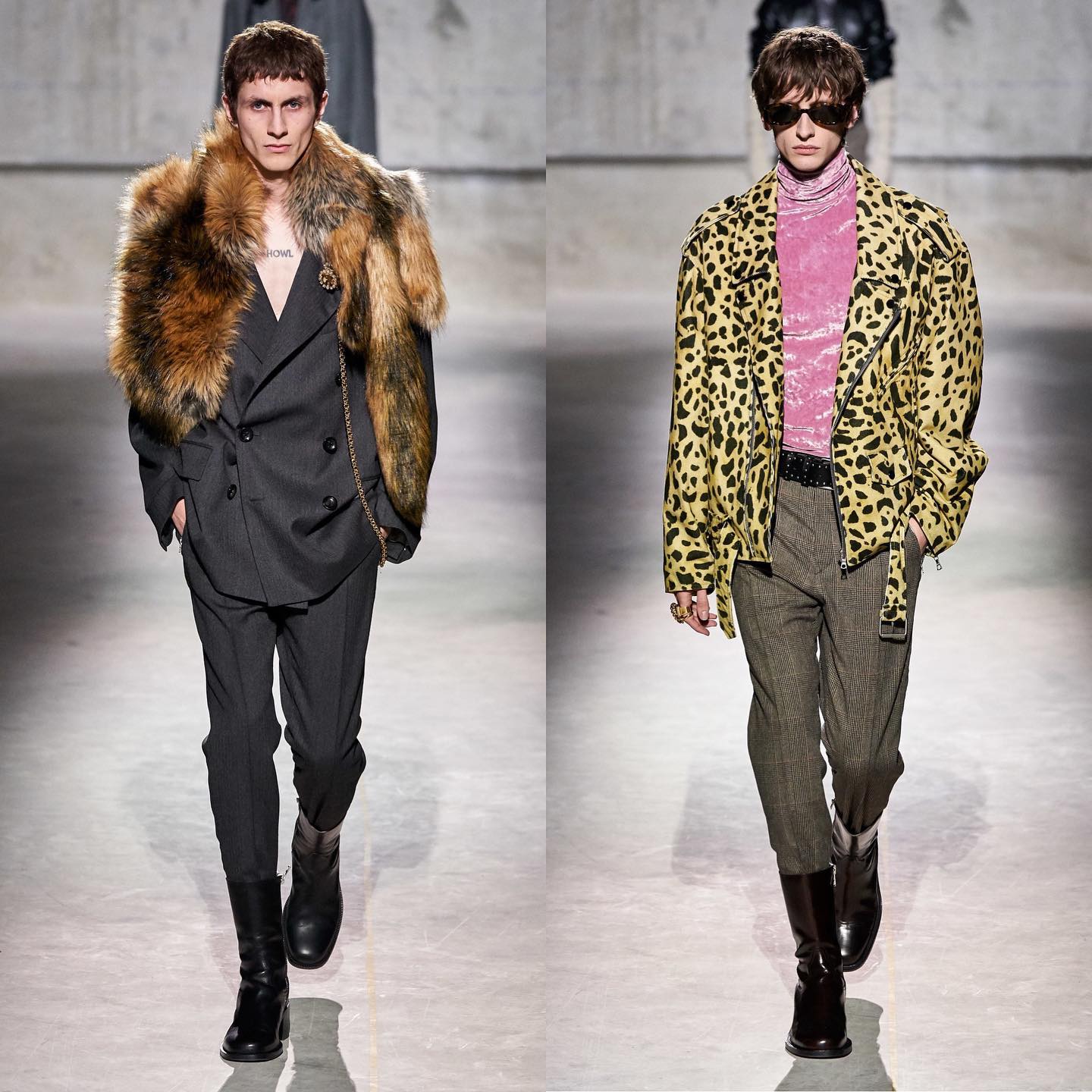 Henry (@henrykitcher) and Benno (@bennobulang) for Dries Van Noten AW20. Styling by Nancy Rohde, hair by Gary Gill, makeup by Rudi Cremers and casting by Jan Vanhoof.