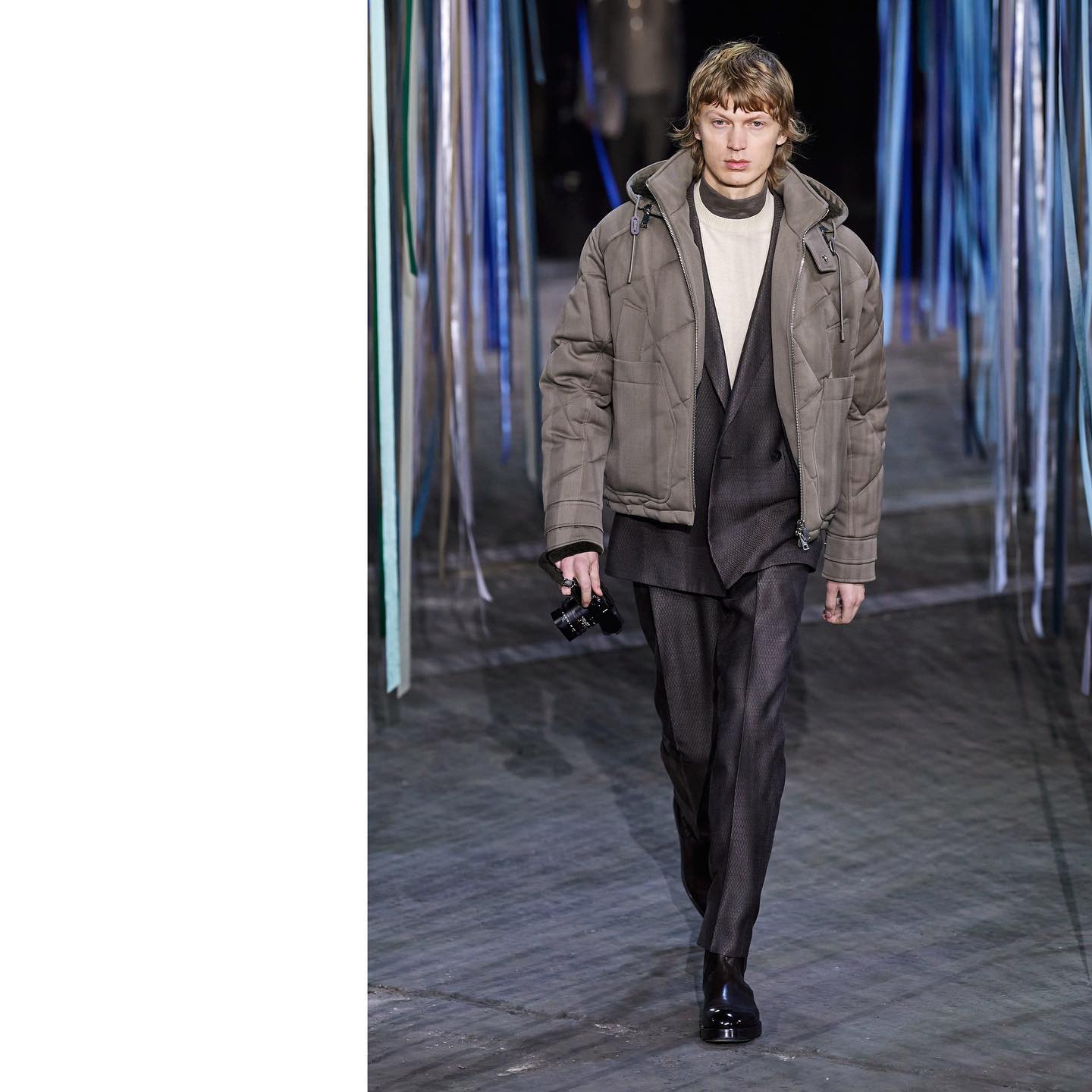 Jonas G (@jonasgloeer) for Ermenegildo Zegna AW20. Styling by Julie Ragolia, hair by Lee Machin, makeup by Karim Rahman and casting by Henry Thomas.