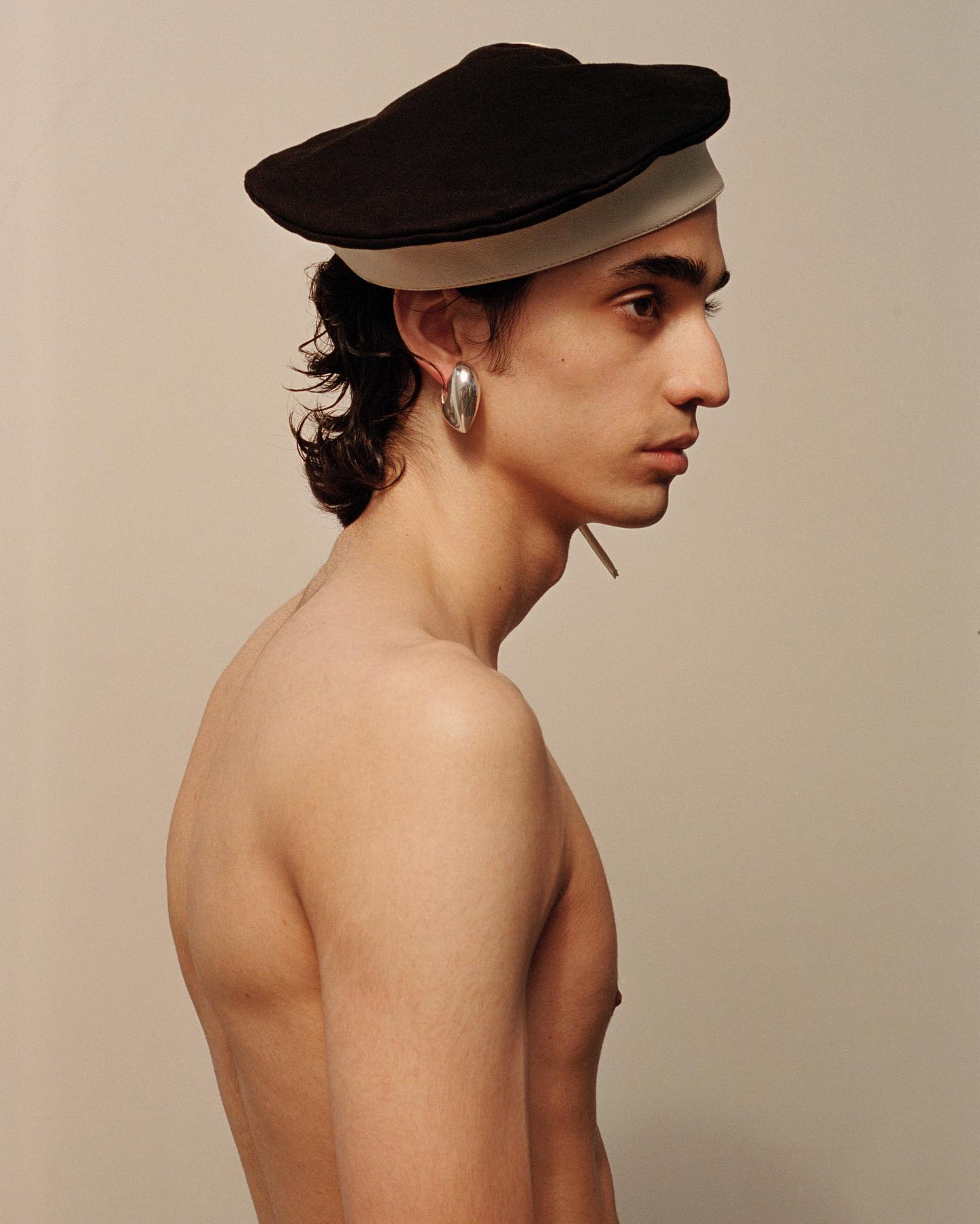 Aramish (@aramishmangi) for Replica Man Magazine. Photography by Mel Bles, styling by Victoria Sekrier, hair by Virginie Moreira, makeup by Mattie White and casting by Holly Cullen.