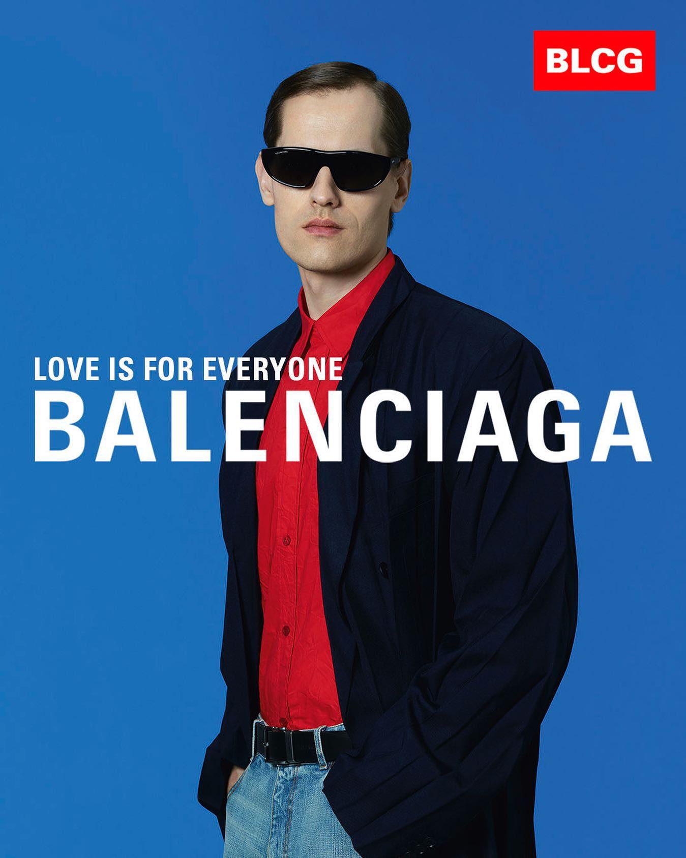 Jarno (@jarnoparkkima) for Balenciaga's Summer 2020 campaign. Photography by Laurence Chaperon, hair by Holli Smith and makeup by Inge Grognard.