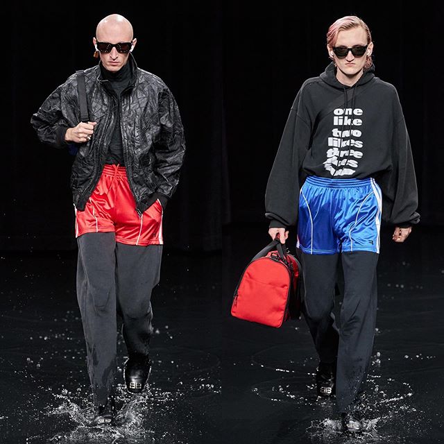 Golo (@golo.pauleit) and Leonard (@brotmitoel) for Balenciaga AW20. Hair by Holli Smith and Gary Gill and makeup by Inge Grognard. Thank you @demnagvasalia and @mrt4000.