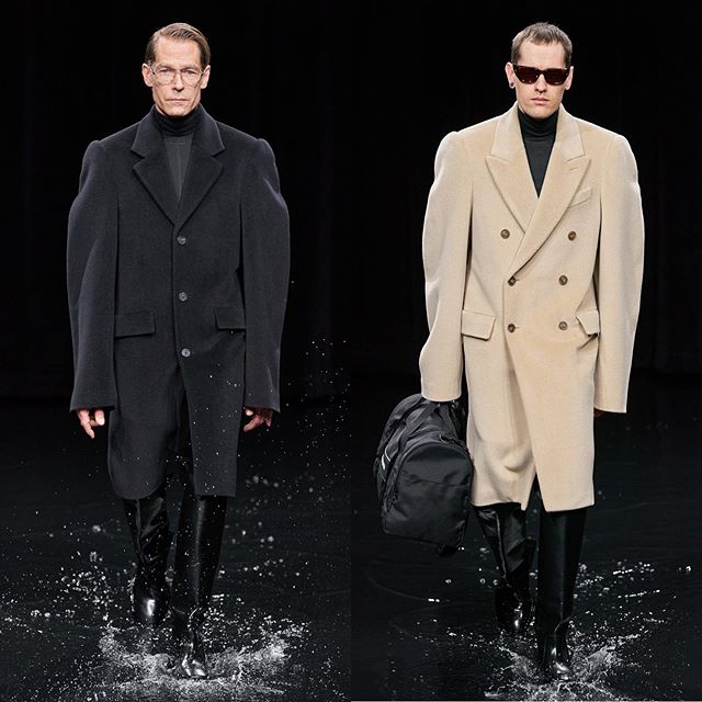 Ingo (@ingosli) and Jarno (@jarnoparkkima) for Balenciaga AW20. Hair by Holli Smith and Gary Gill and makeup by Inge Grognard. Thank you @demnagvasalia and @mrt4000.