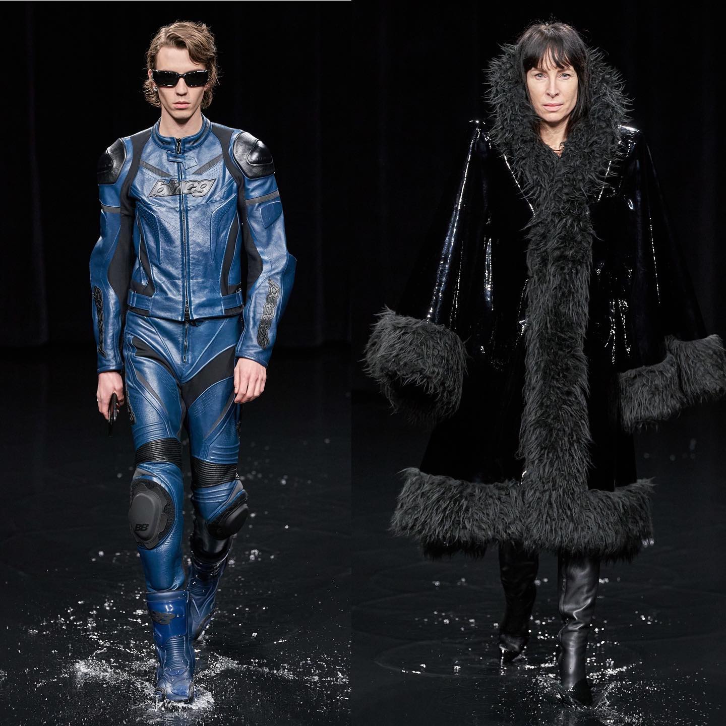Wim (@wimlionel) and Nina P for Balenciaga AW20. Hair by Holli Smith and Gary Gill and makeup by Inge Grognard. Thank you @demnagvasalia and @mrt4000.