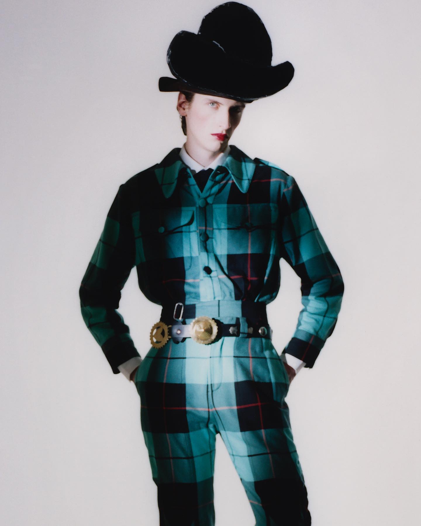 Benno (@bennobulang) for Man About Town. Photography by Oli Kearon, styling by Charles Jeffrey, hair by Ryuta Saiga and makeup by Phoebe Walters.