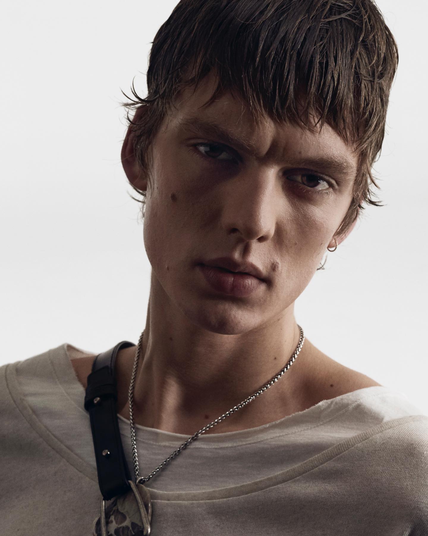 Leon D (@leondame) for Zara's Spring/Summer 2020 campaign. Creative direction by Fabien Baron, photography by Craig McDean, styling by Karl Templer, hair by Eugene Souleiman, makeup by Susie Sobol and casting by Ashley Brokaw.
