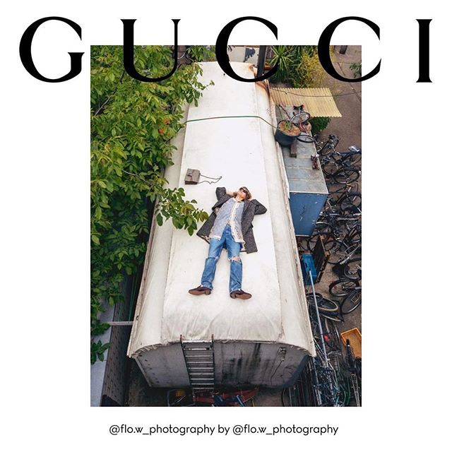 A first look at Gucci's upcoming Autumn/Winter 2020 campaign. Florian W (@flo.w_photography) shot by himself. Creative direction by Alessandro Michele, art direction by Christopher Simmonds, styling by Jonathan Kaye and casting by Marianna Rizzi.