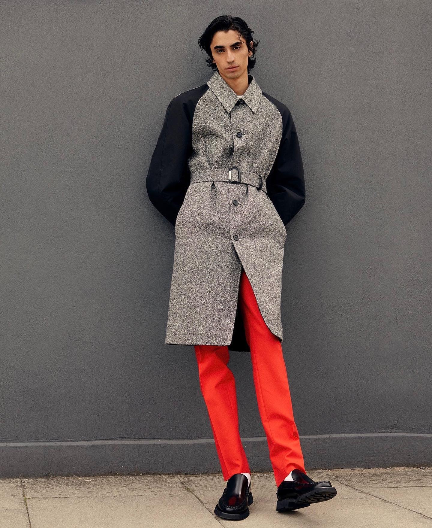 Aramish (@aramishmangi) for MATCHESFASHION Man Autumn/Winter 2020. Photography by Casper Kofi, styling by Simon Chilvers and hair by Jody Taylor.