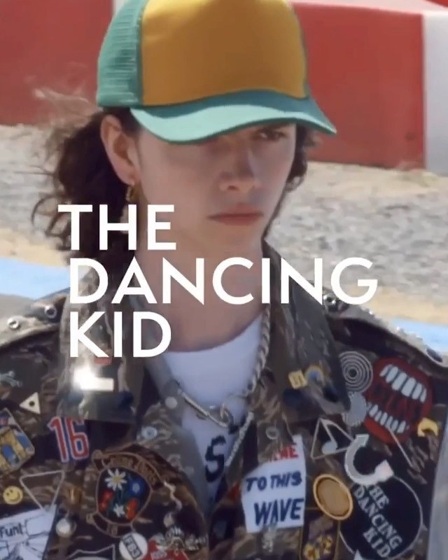 Kieran L (@baby_kano_) for Celine Spring/Summer 2021. Hair by Esther Langham, makeup by Christelle Cocquet and casting by Natalie Hazzout.