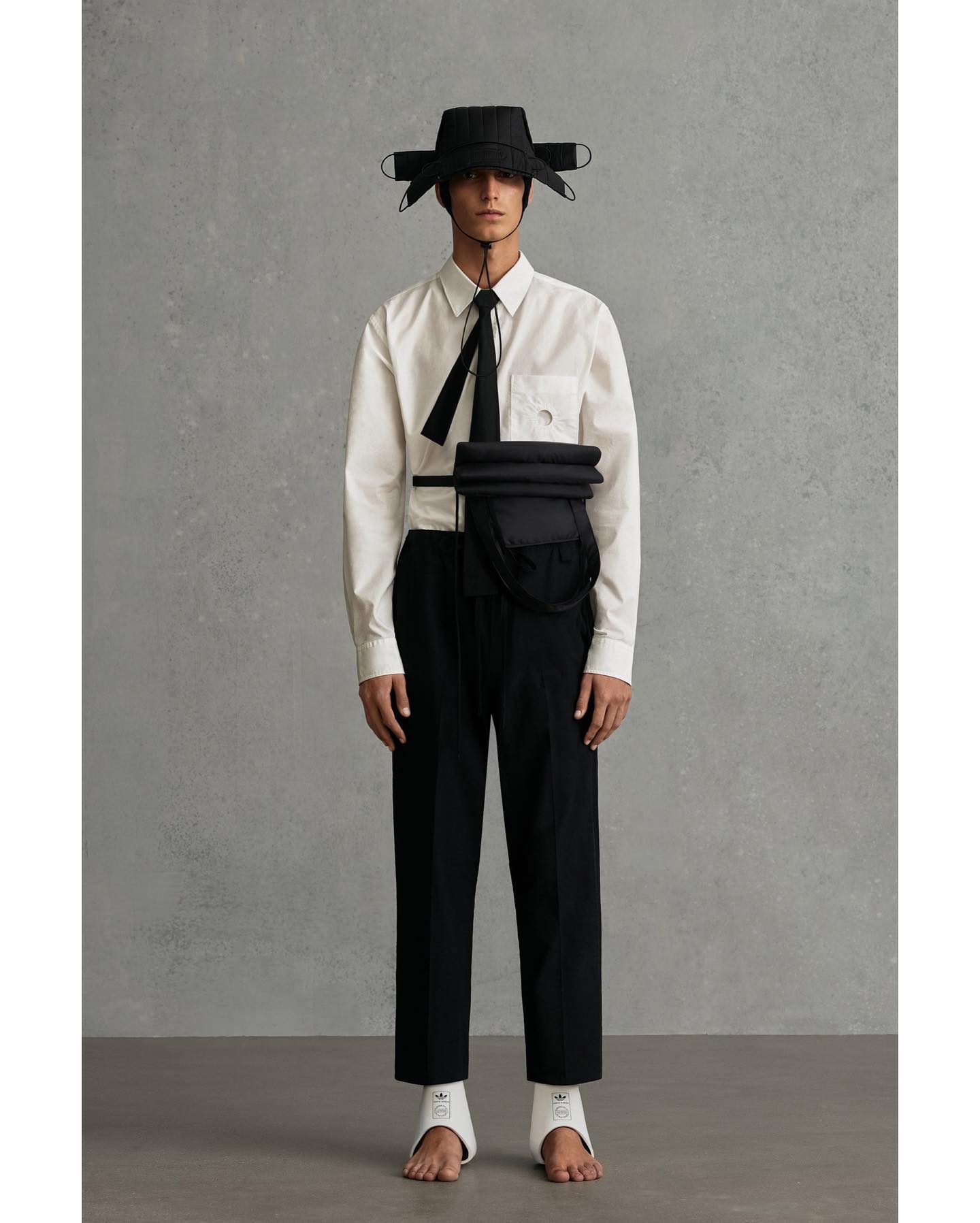 Dries (@dries.haseldonckx) for Craig Green SS21. Photography by Amy Gwatkin, styling by Robbie Spencer, hair by Mari Ohashi and casting by DMCASTING.