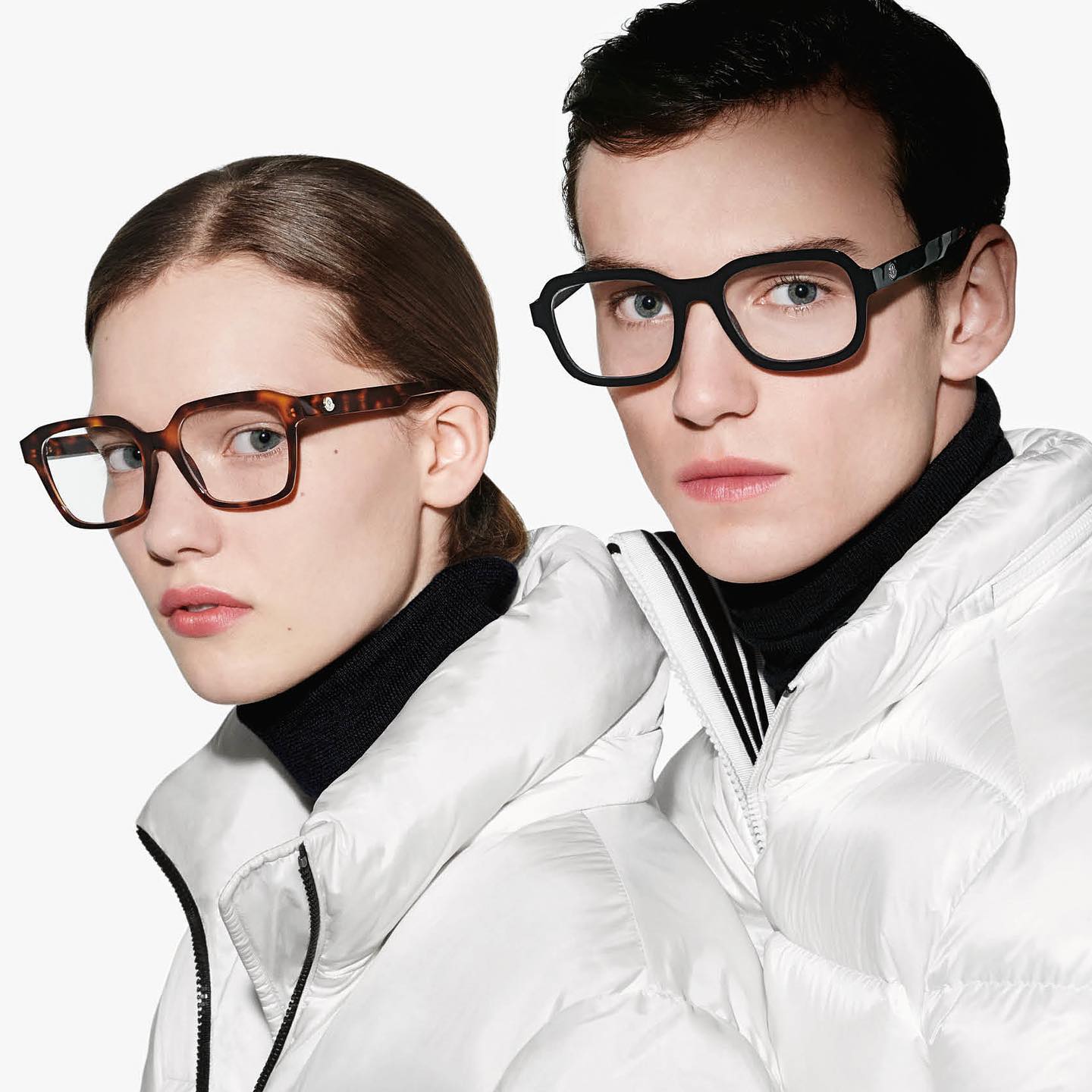 Jakob Z (@jakobzimny) for Moncler Eyewear Autumn/Winter 2020. Photography by Christian MacDonald, styling by Karl Templer, hair by Martine Cullen, makeup by Ariel Yeh and casting by DMCASTING.