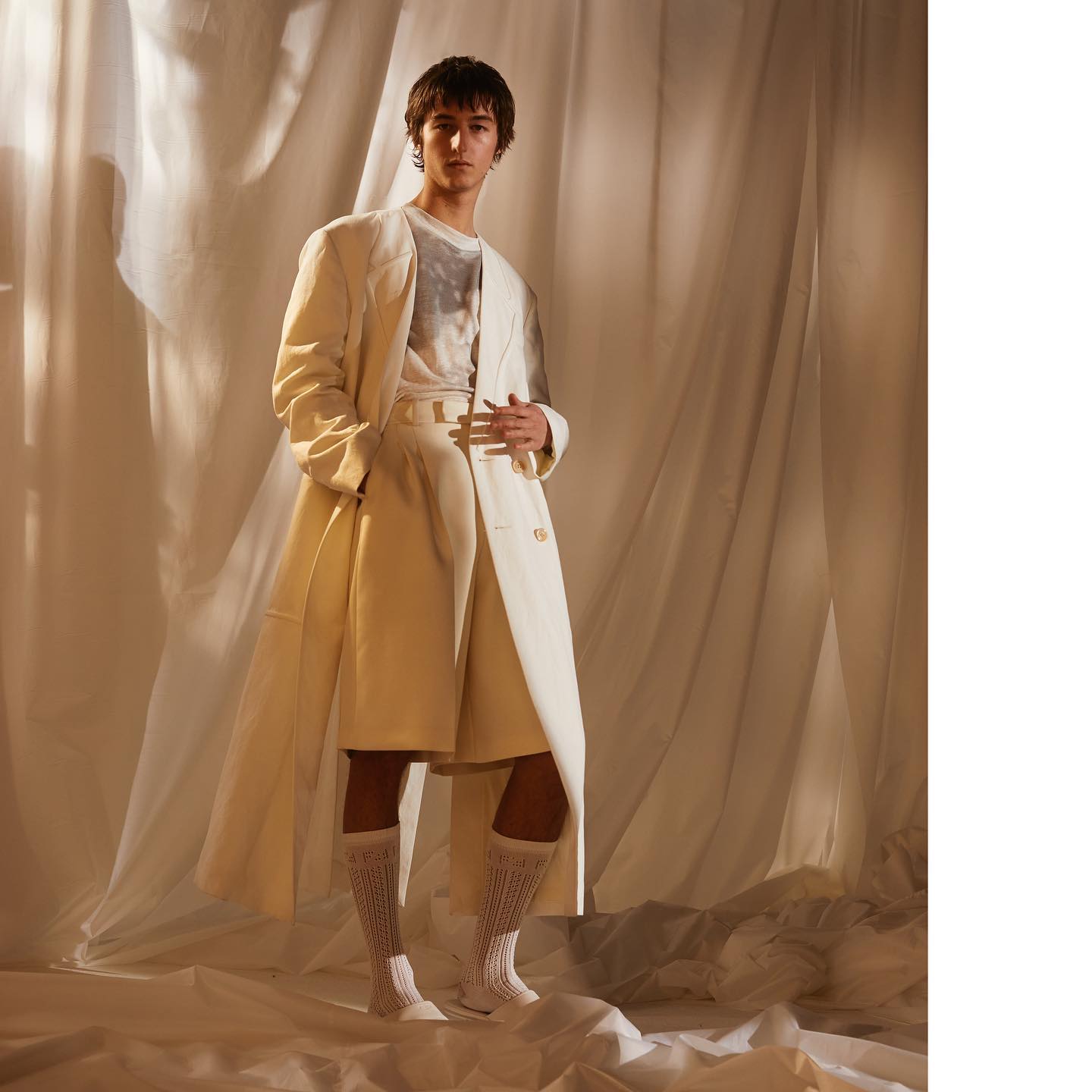 Alexander C for Fendi FW21 catalogue. Photography by Josh Hight, styling by Julian Ganio, grooming by Takuya Uchiyama, ser design by Samuel Pidgin, casting by DM casting.