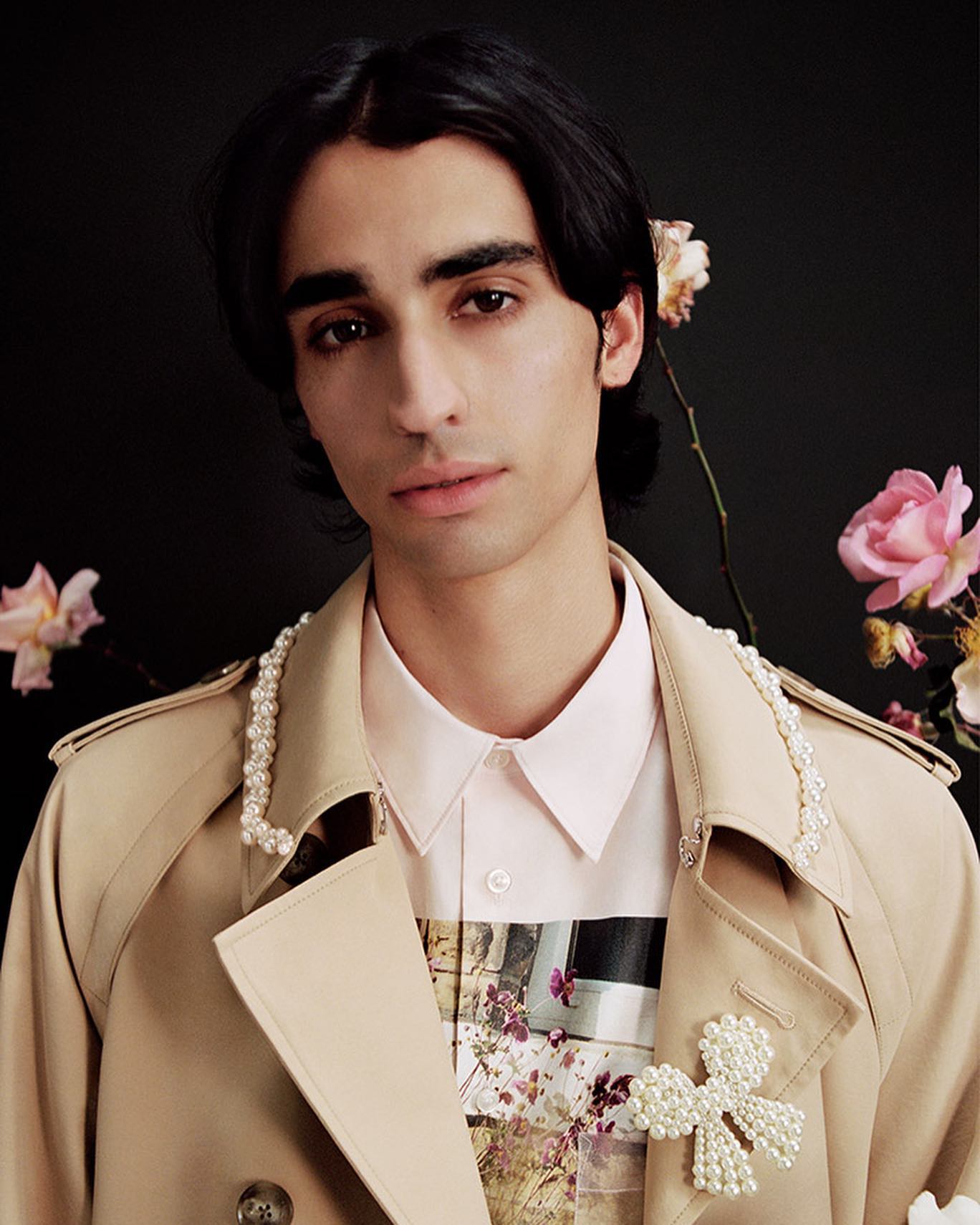 Aramish for Simone Rocha x H&M lookbook. Photography by Ben Toms, Styling by Robbie Spencer, hair by Cyndia Harvey, makeup by Thomas De Kluyer, Casting by DM Casting.