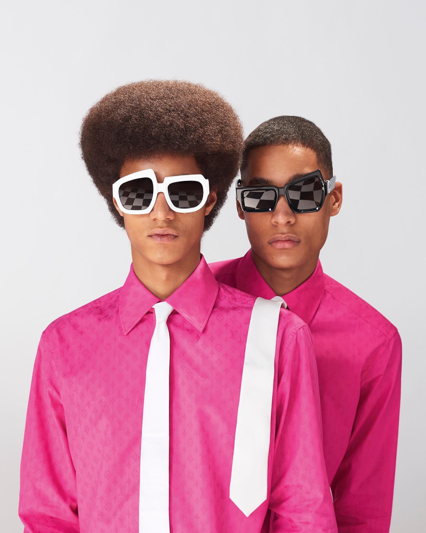 Kwaku and Frank for GQ Louis Vuitton Special. Photography by Philippe Jarrigeon, styling by Tobias Frericks, hair by Gregor Makris, make up by Patrick Glatthaar, casting by Emilie Åström and Oliver Ress.