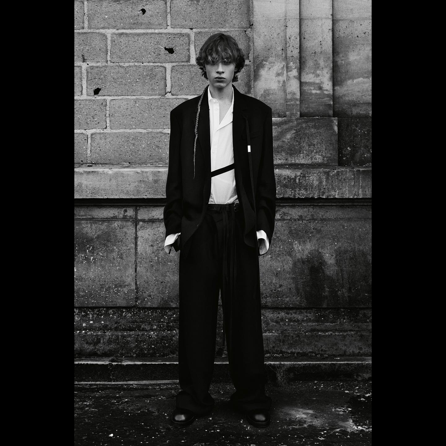 Oskar H exclusive for Ann Demeulemeester FW21. Photography and video direction by Willy Vanderperre, styling by Olivier Rizzo, hair by Louis Ghewy, makeup by Karin Westerlund, casting by DM casting.
