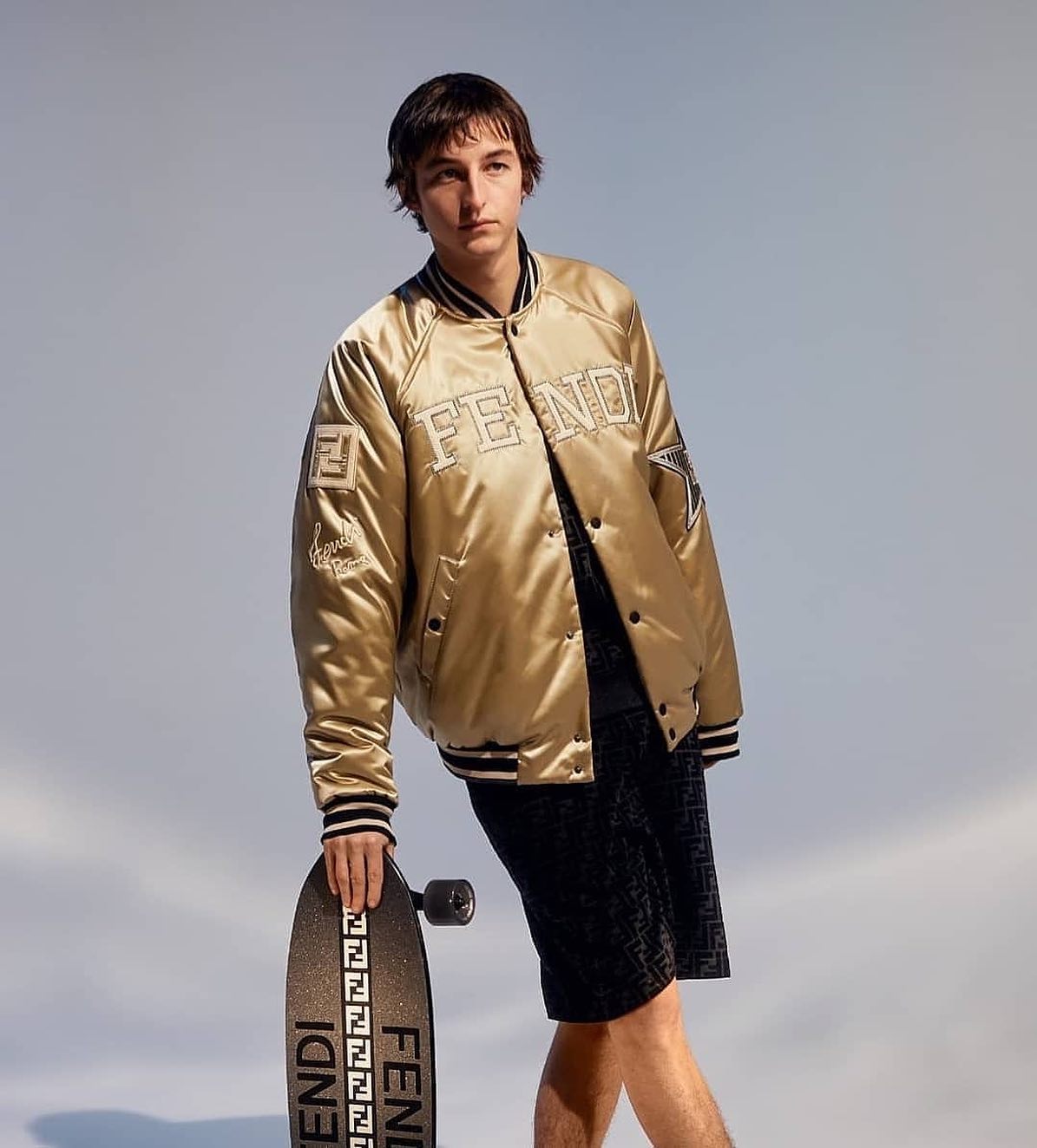 Alexander C for Fendi SS21 catalogue. Photography by Josh Hight, styling by Julian Ganio, grooming by Takuya Uchiyama, set design by Samuel Pidgin, casting by DM casting.