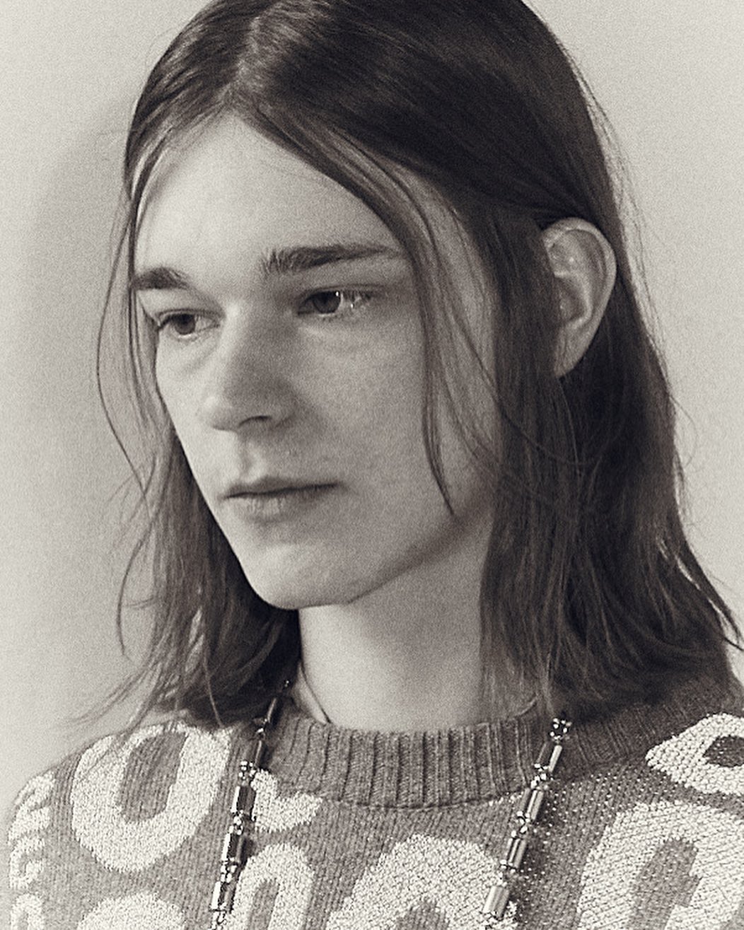 Jakob E for 032c SS21 campaign. Creative direction by Maria Koch, photography by Max von Gumppenberg, styling by Marc Göhring, hair by Anna Dömeling, makeup by Ischrak Nitschke.