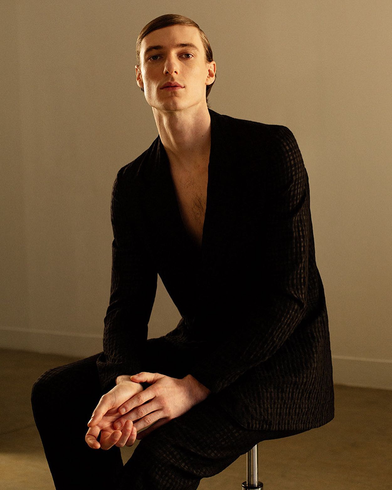 Tommaso for cap 74024 Armani special. Photography by Leonardo Veloce, Styling by Simon Chilvers, hair by Mike O‘Gorman, makeup by Jo Frost, casting by Miro Raynov.