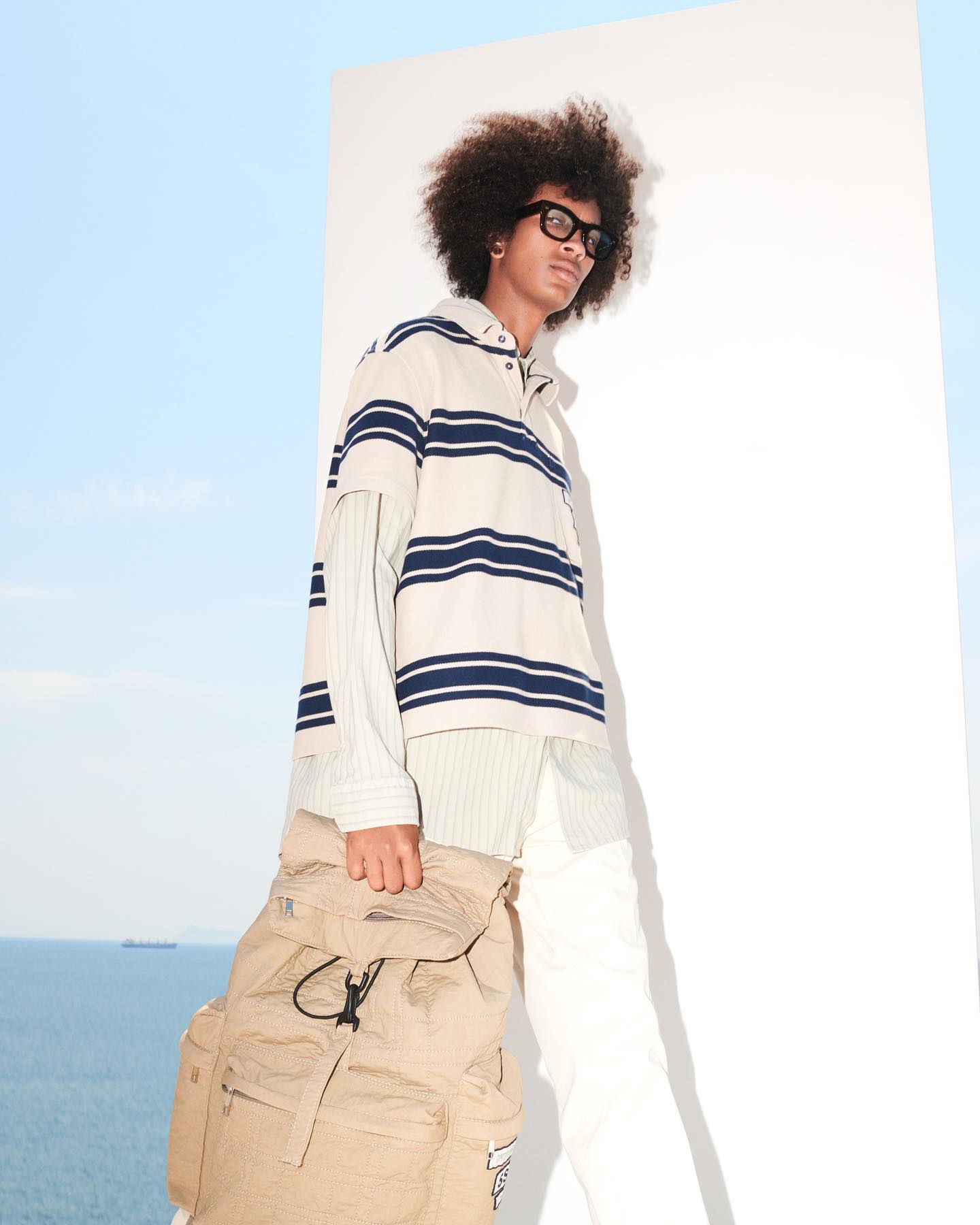 Yannis H, Loukas T, Alexander, David and Felix K for Andrea Pompilio x Harmont & Blaine. Photography by Carlos M. Gasparotto, creative direction and production by Timothy Small, director Lorenzo Gironi.