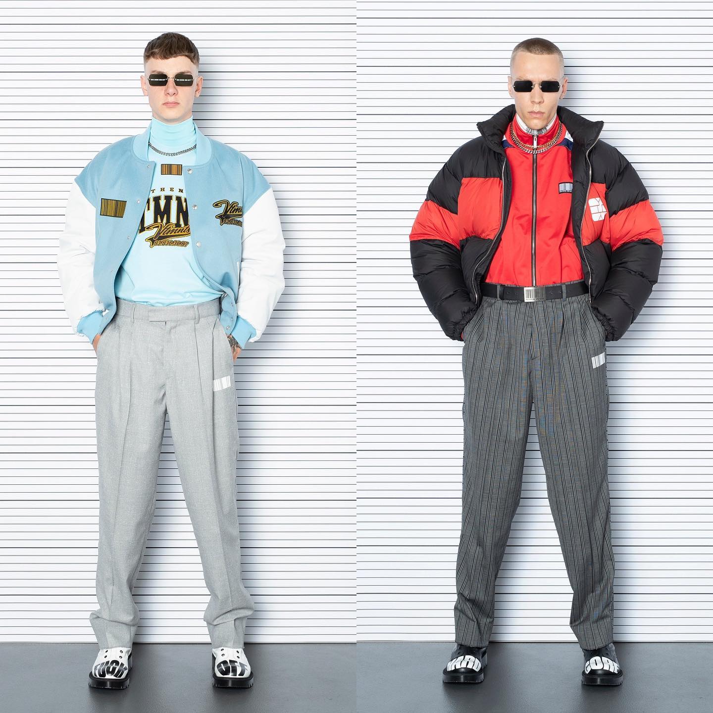 David Z and Henning S for VTMNTS SS22 photographed by Gio Staiano.