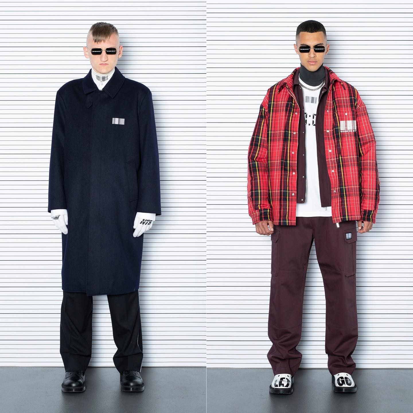 Leonard and Lukas K (@lukaskv03 ) for VTMNTS SS22 photographed by Gio Staiano.