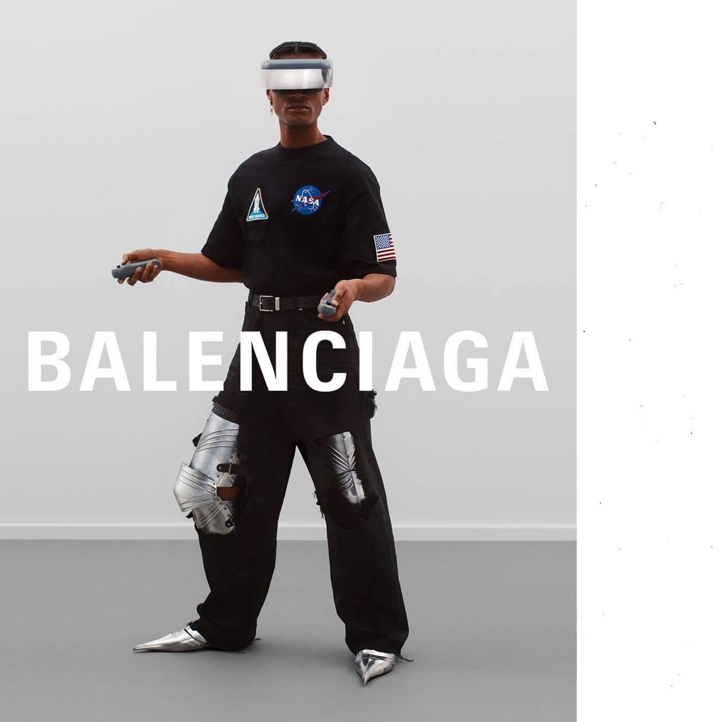 Nayme (@nayme_h ) and Erwin (@werdererwin ) photographed by Daniel Roché for Balenciaga Jersey Project, styling by Laetitia Gimenez, hair by Dusan Petrovic, makeup by Ana Buvinic.