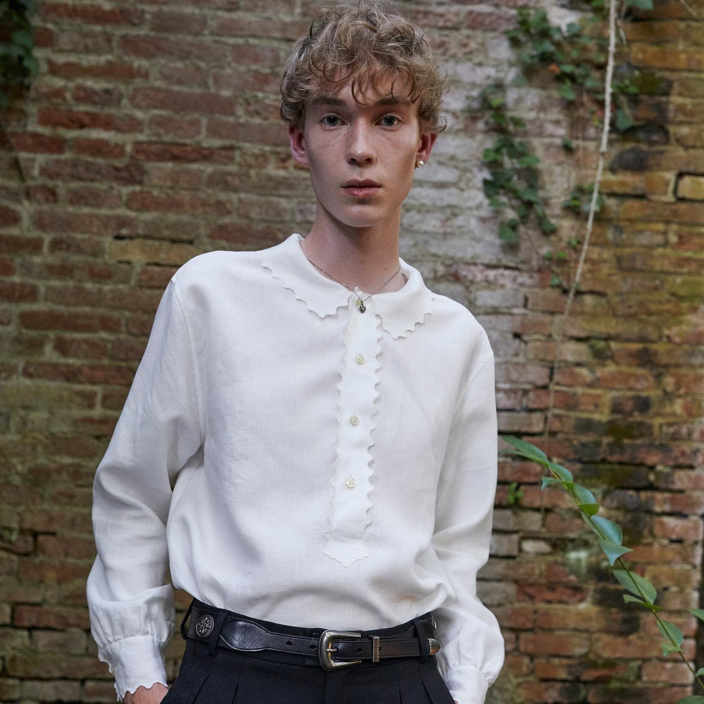 Ossi for Saint Laurent SS22by Anthony Vaccarello, styling by Paul Sinclaire, hair by Duffy, makeup by Kanako Takase, lookbook photography by Jürgen Teller, show video by Natalie Canguilhem, casting by DM casting.