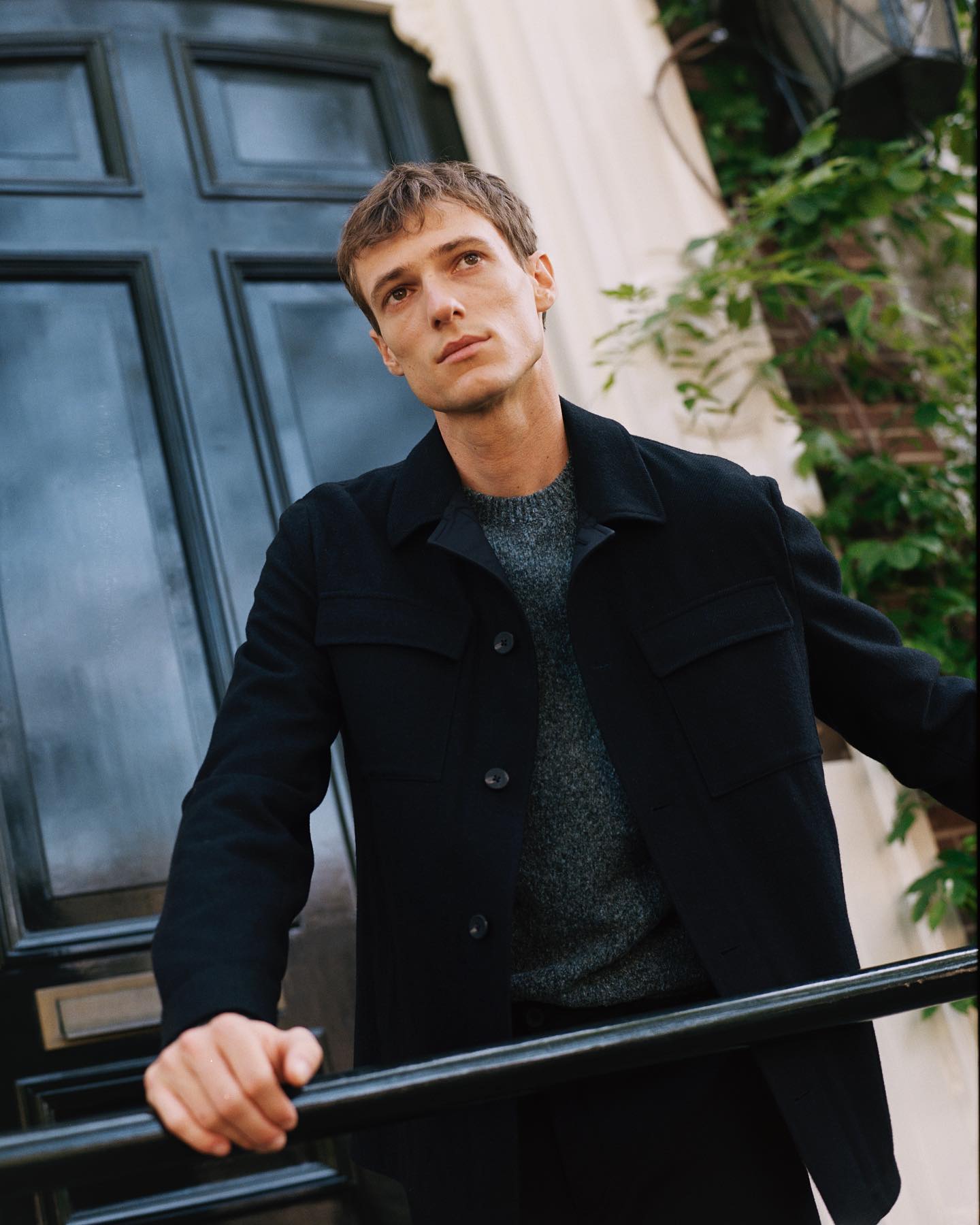 Tommaso (@tommasodeb ) for Massimo Dutti AW21.  Photographed by Misha Taylor, styled by Dominic Shearer, grooming by Kathinka Gernant, art direction by Ildara Garcia.