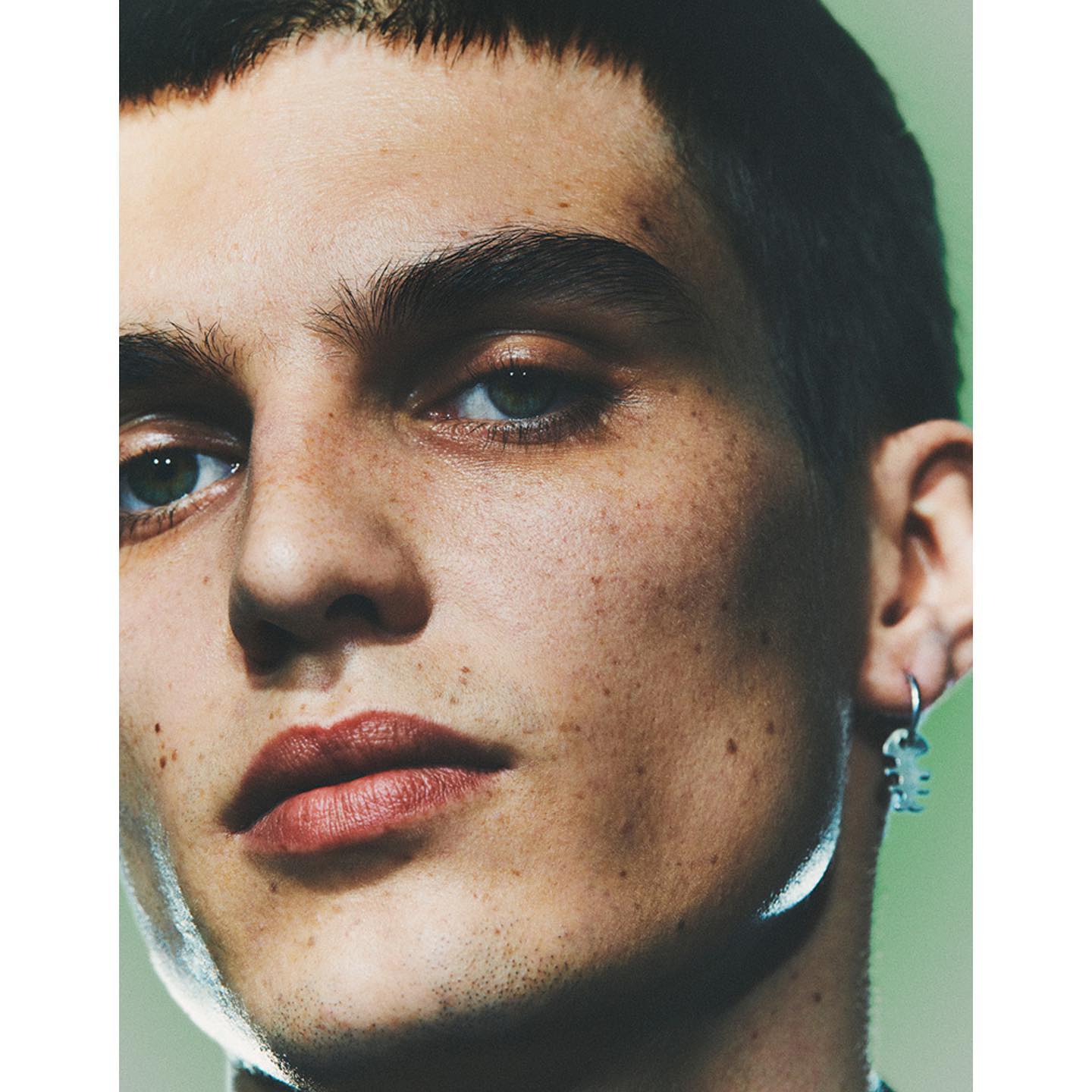 Lucas M (@lucas_msaenz ) for AnOther Magazine AW 21. Creative direction by Marc Ascoli, photography by Thue Nørgaard, make-up by Peter Phillips, styling by Rae Boxer. Casting by Daniel R. von der Graf.