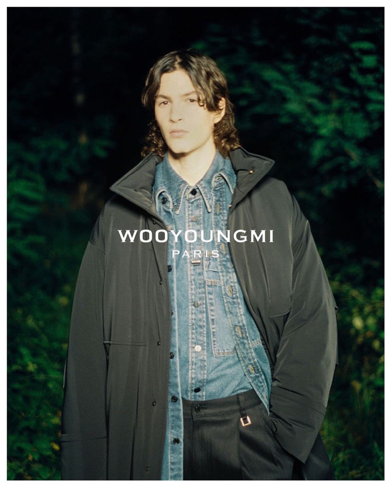 Lenn (@spiderweb.13 ) for Wooyoungmi FW21. Photography by Robin Joris Dullers, styling by Joana Heaven.
